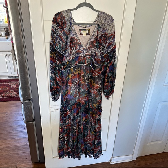 Anthropologie Maeve Annabella Floral Maxi Dress - Picture 10 of 11